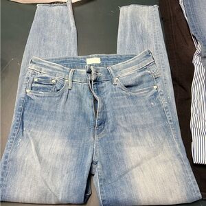 MOTHER Light Blue Skinny Jeans